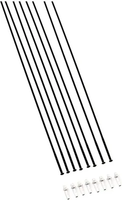 Immagine prodotto di DT Swiss kit raggi PRC 1400 Spline 35 ruota anteriore + ruota posteriore, WXKPR14351684S, nero (1 set)