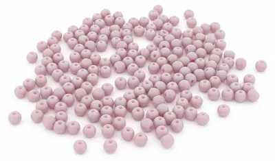 Produktbild von Vintageparts runde Glasperlen 4 mm in Vintagemauve 200 Stück