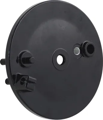 Produktbild von Bremsschild hinten - schwarz mit Loch f. Bremskontakt - Vogelserie