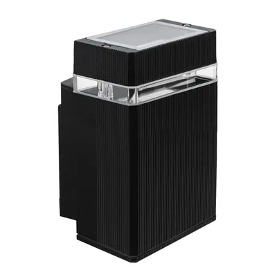 Produktbild von LED Gartenleuchte 17.5cm GU10 max 35W 120° IP65 Außenwandleuchte Fassadenleuchte Schwarz