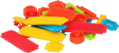 Image de Eddy Toys Blocs de hérisson - 36 pièces - Blocs de poils - Nopper - dès 3 ans