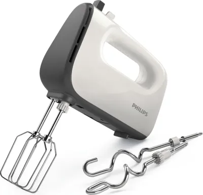Mixeur Plongeant GourmetMaxx 400 W - Blanc - Bol 700 Ml Inclus - 2 Vitesses - Lame Acier Inoxydable - Idéal Soupes, Smoothies, Purées
