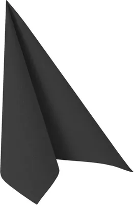 Produktbild von 20 Servietten "ROYAL Collection" 1/4-Falz 40 cm x 40 cm schwarz
