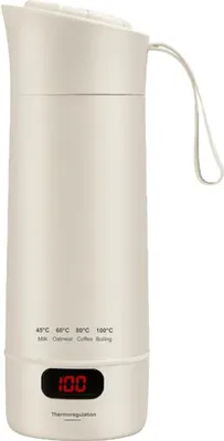 Produktbild von 400 ml Tragbarer Reise-Wasserkocher mit 4 Temperaturstufen – Innenbehälter aus Edelstahl 304, automatische Abschaltung für unterwegs