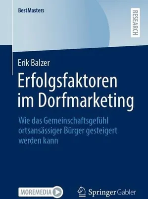 Obrázek produktu pro Erfolgsfaktoren im Dorfmarketing