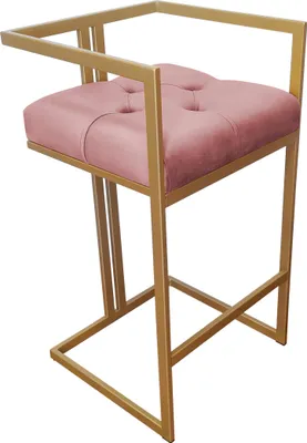 Obrázok produktu pre Chesterfield hocker zlatý podstavec MG58