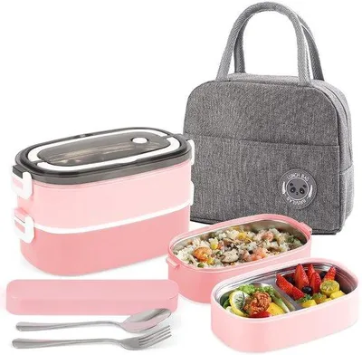 Produktbild von Famanu Lunchbox - Lebensmittelsicheres Material - Tragbar - 1 Stück