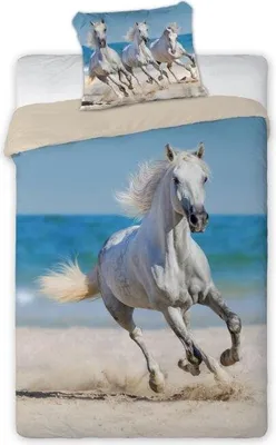 Produktbild von Jugendbettwäsche 09 Best Friends Horse Set 140x200cm + Kissen 70x90cm