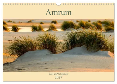 Produktbild von Amrum Insel am Wattenmeer (Wandkalender 2027 DIN A3 quer), CALVENDO Monatskalender