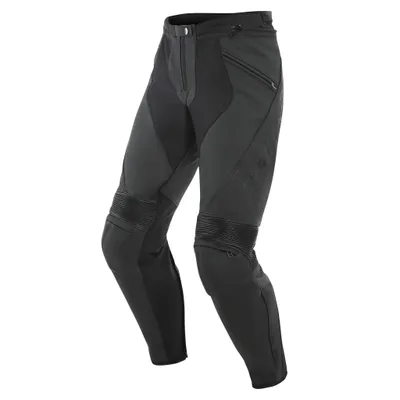 Produktbild von Dainese Pony 3 Perforierte Motorrad Lederhose, schwarz, 52