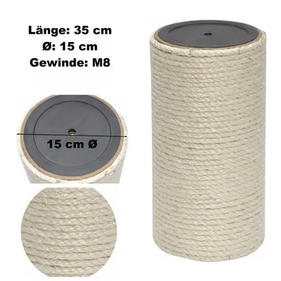 Image de Poteau griffoir sisal 15 cm Ø Longueur 35 cm