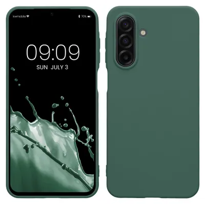Produktbild von kwmobile Handyhülle für Samsung Galaxy A17 4G / 5G Hülle - TPU Case - Kabelloses Laden - Schutzhülle Cover in Tannengrün