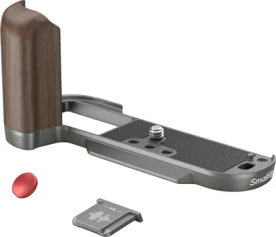 Produktbild von SMALLRIG 4736 Holzgriff in L-Form für Fujifilm X-T50, Anthrazit-Silber