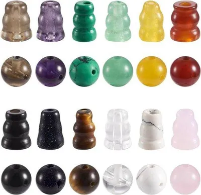 Produktbild von Yoga-Armband-Set mit Edelsteinkralen für Yoga und Schmuckmacher