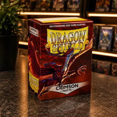 Image de Dragon Shield : Crimson - Protège-cartes mats - Taille standard, productTiles.product.images.aiGenerated