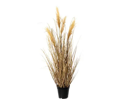 Produktbild von Kunstpflanze Pampasgras Höhe: 92 cm grün