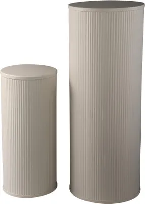 Produktbild von PTMD – Midda Blumensäule – Weiß – 38,5 x 38,5 x 100 cm – 2er-Set