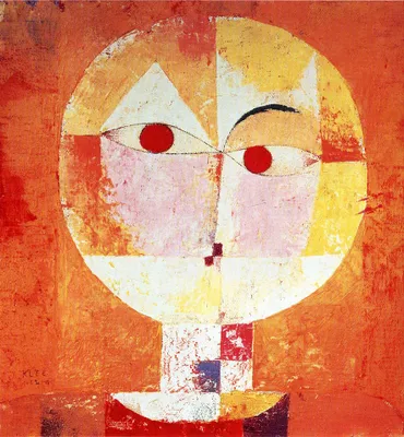 Produktbild von Legendarte - Kunstdruck auf Leinwand - Senecio (Baldgreis) Paul Klee - Wanddeko, Canvas cm. 80x90