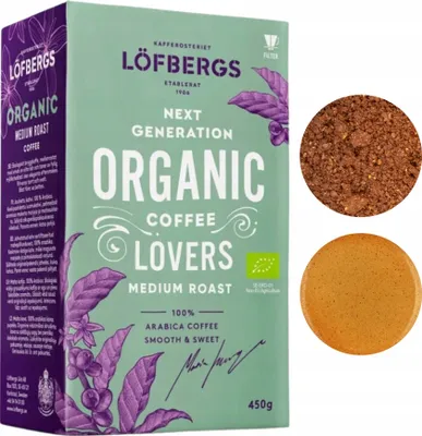 Image de Lofbergs Organik Medium Roast café arabicamoulu 450g