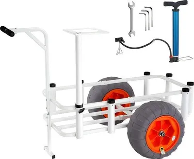 Produktbild von Vevor Entfernungssystem - Strandwagen für Picknick - 100 kg - 7 Haken - Stahlkonstruktion