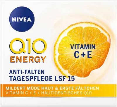 Produktbild von NIVEA Q10 Energy Healthy Glow Day Cream, Tagescreme, Frauen, Jeder Hauttyp, Gesicht, Anti-Aging, Gegen Eintönigkeit, Anti-Müdigkeit, Anti-Falten, Energiespendend, Kräftigend,..., 50 ml