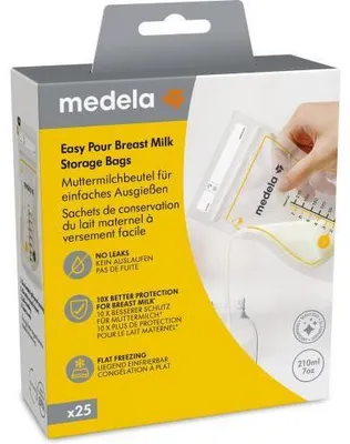 Produktbild von Medela Easypour Muttermilchbeutel 210 ml 25 St
