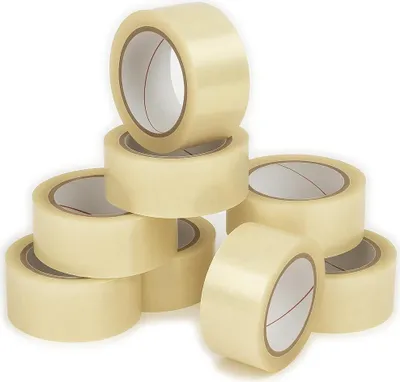 Immagine prodotto di Grande set di 72 rotoli di nastro adesivo da imballaggio economico (48 mm x 50 metri, trasparente) - WD1776253980