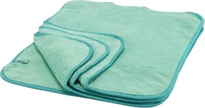 Produktbild von Nanoplus Reinigungstuch Set - Nano Technologie - Fluo Grün - 4er Pack, 31x36 cm, ohne Reinigungsmittel, beidseitig nutzbar