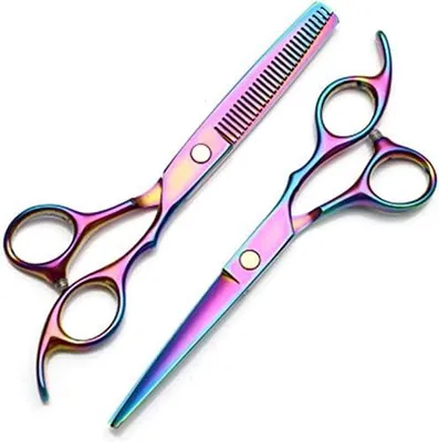 Produktbild von Friseurschere, professionelle Friseurschere 6,0 Zoll zum Haarschneiden, Edelstahl-Haarschere, Haarschneideschere für Friseure, Männer und Frauen