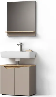Produktbild von Badmöbel-Set Livinity Timavo Greige 2 Teile, Model 52984