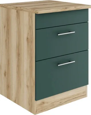 Produktbild von Optifit Kochfeldumbauschrank Savona405 BxTxH 60 x 60 x 84,8 cm grün matt zerlegt KUSA UC636-9+