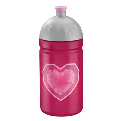 Obrázok produktu pre Fľaša na pitie Step by Step Glitter Heart ružová