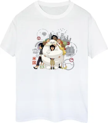 Produktbild von Disney - "Big Hero 6" T-Shirt für Damen BI15628 (3XL) (Schwarz)