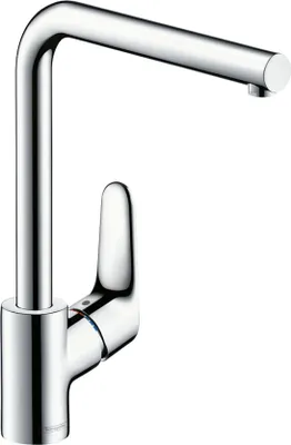 Produktbild von Hansgrohe Focus Spültischmischer Schwenkauslauf Chrom L-Auslauf