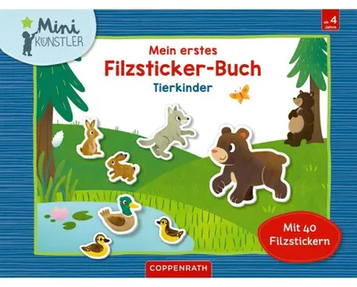 Produktbild von Mein erstes Filzsticker-Buch. Tierkinder