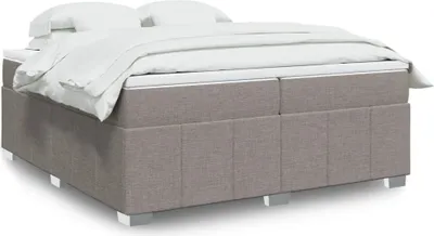 Produktbild von Möbel Boxspringbett mit Matratze Taupe 200x200 cm Stoff - Klassische Betten 3285502