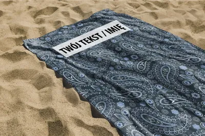 Zdjęcie produktu dla RĘCZNIK Bandana z twoim dowolnym tekstem 150x75cm 007I