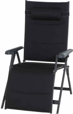 Produktbild von Siena Garden Camping Stuhl Relax Premium anthrazit , Aluminium/ 2D Mesh