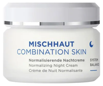 Obrázok produktu pre Annemarie Börlind Combination skin Normalizing Night Cream, Nočný krém, Ženy, Zmiešaná pleť, Tvár, Proti starnutiu, Pružnosť, Výživný, Vyvážený, Vyhladenie, 50 ml