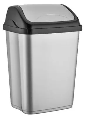 Image de Poubelle de jardin "Bahama" avec couvercle - 5 litres - VITTORIO - (01 1402)