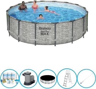 Obrázek produktu pro Bestway - Pool Steel Pro MAX - Sada na bazén - 488x122 cm