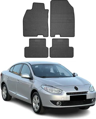 Zdjęcie produktu dla 2009-2016 Renault Fluence dywaniki gumowe czarne 4 szt
