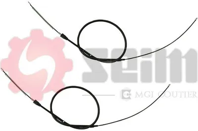 Produktbild von SEIM Handbremsseil Seilzug Feststellbremse für VW POLO (9N) Hinten 853223