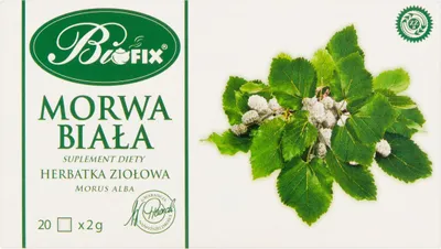 Obrázok produktu pre Bifix Herbata Ziołowa Morwa Biała 20 Torebek