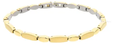 Produktbild von Boccia Armband 03068-03 Titan, Gold plattiert, 21,5 cm