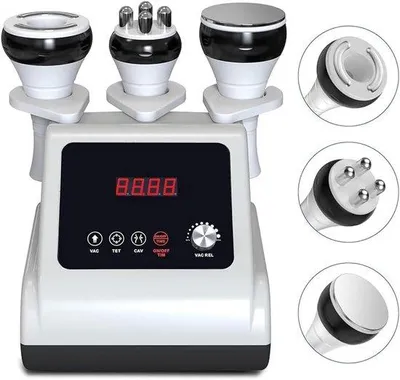 Produktbild von 40K Massagegerät – 3-in-1 Radiofrequenzgerät mit Ultraschall – Schönheitgerät für Gesicht und Körper mit Vakuum-Cupping-Massage
