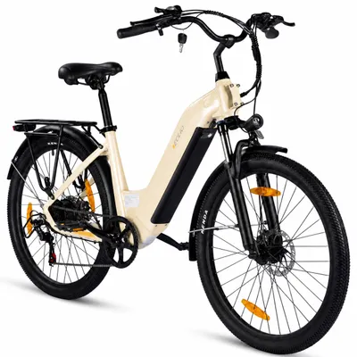 Produktbild von E-Bike Cityrad e bike für herren 26 zoll 18.2AH 36V 655WH damen 120km Elektrofahrrad Kettenschaltung, Heckmotor, 655 Wh, (mit Batterieladegerät