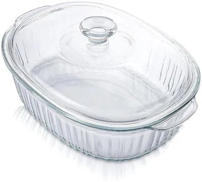 Productafbeelding van Ovenschaal van 2,8 Liter met Deksel - Hittebestendig Glazen Bakvorm