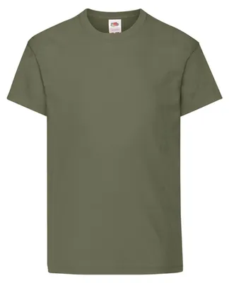 Image de Fruit of the Loom - T-shirt « Original » pour enfants LT2039 (152-158) (vert olive classique)