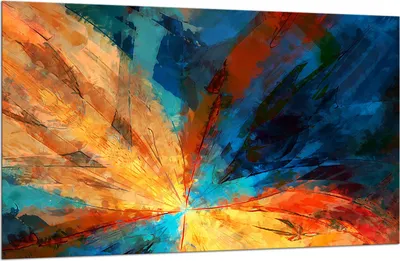 Produktbild von Herdabdeckplatte Glaskeramikkochfeld-Abdeckung Spritzschutz Glas 80x52 Bunt